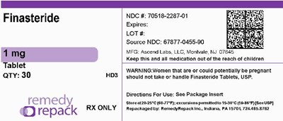 Finasteride 1mg 70518 2287 01